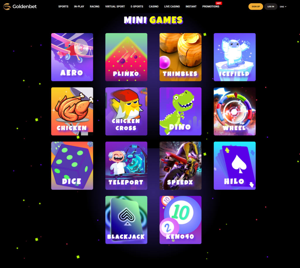 GoldenBet Mini Games