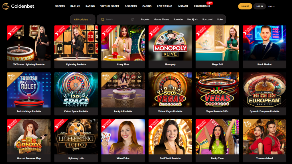 GoldenBet Live Table Games