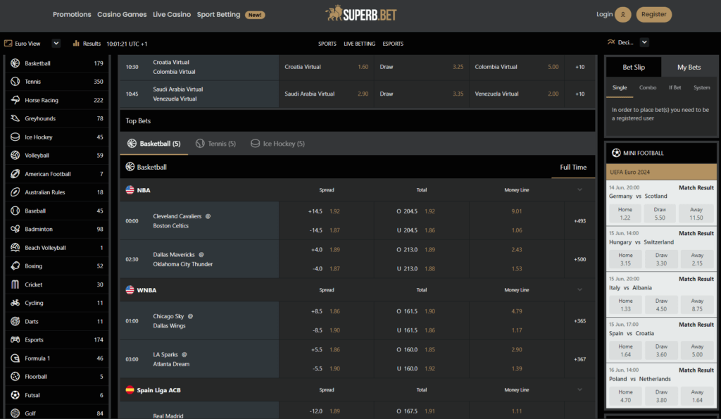 Superb.Bet Sports Betting