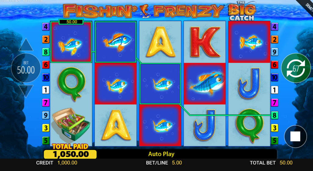 Fishin’ Frenzy The Big Catch by Blueprint Gaming Win