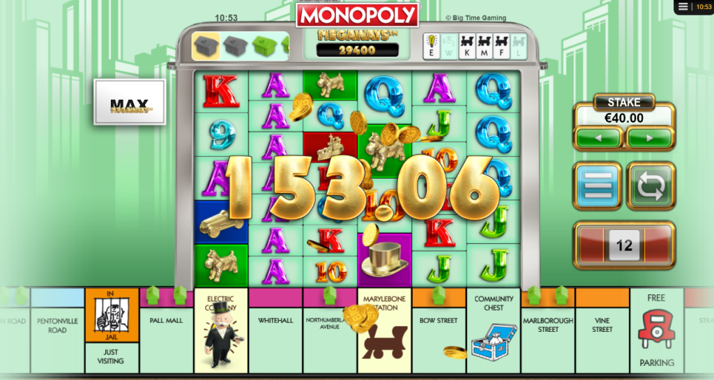 Monopoly Megaways Big Win 