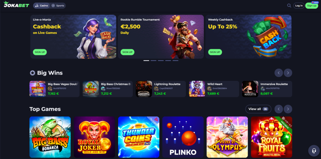 USA casinos for UK players NineWin