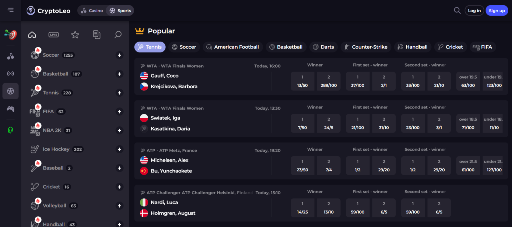 CryptoLeo Sports