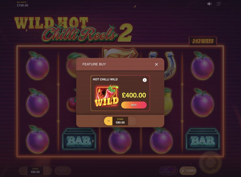 Wild Hot Chilli Reels 2 Bonus Buy 