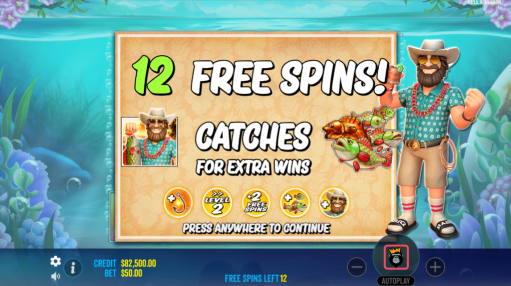 Bigger Bass Splash Free Spins Feature